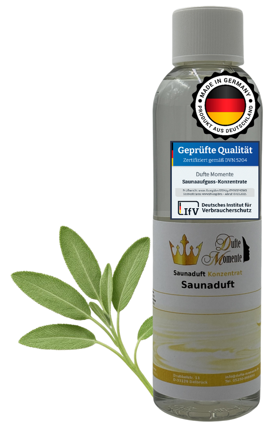 Salbei Saunaaufguss-Konzentrat | 250 ml – 3 L | Würzig & Kräuterig