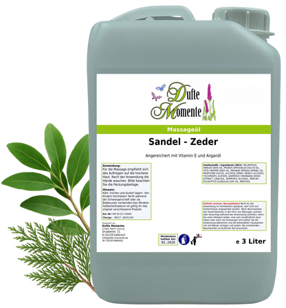 Produkt Massageöl 3 Liter Sandel-Zeder