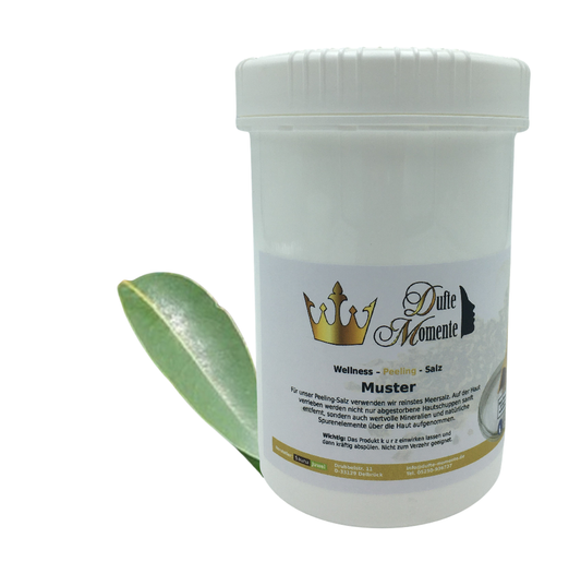Sandelana (Sandelholz) - 1 kg Salz Körperpeeling, mit BIO-Meersalz