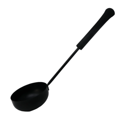 Schöpfkelle Edelstahl Schwarz Pulverbeschichtet