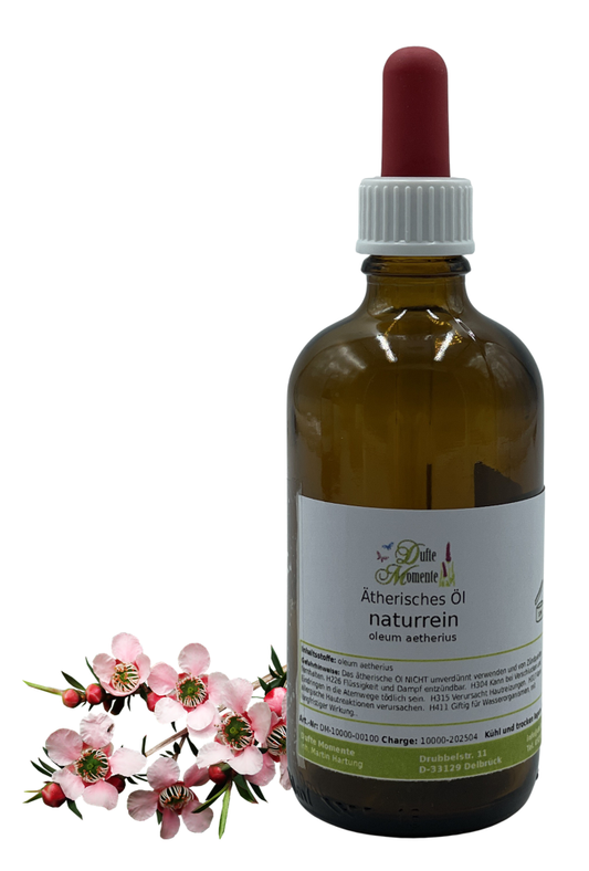 Braunglas-Flasche Ätherische Öl 100 ml mit Pipette