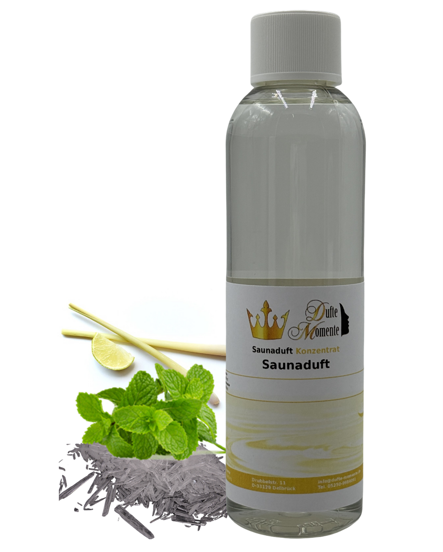 Saunaduft Tempelfeuer in 250ml Flasche mit Duftbestandteilen