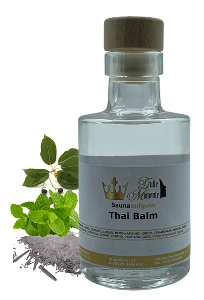 Saunaduft Konzentrat Glasflasche 100ml Thai Balm