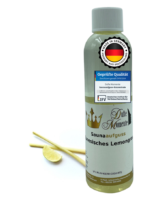Saunaduft Konzentrat 250 ml Flasche Tunesisches Lemongras