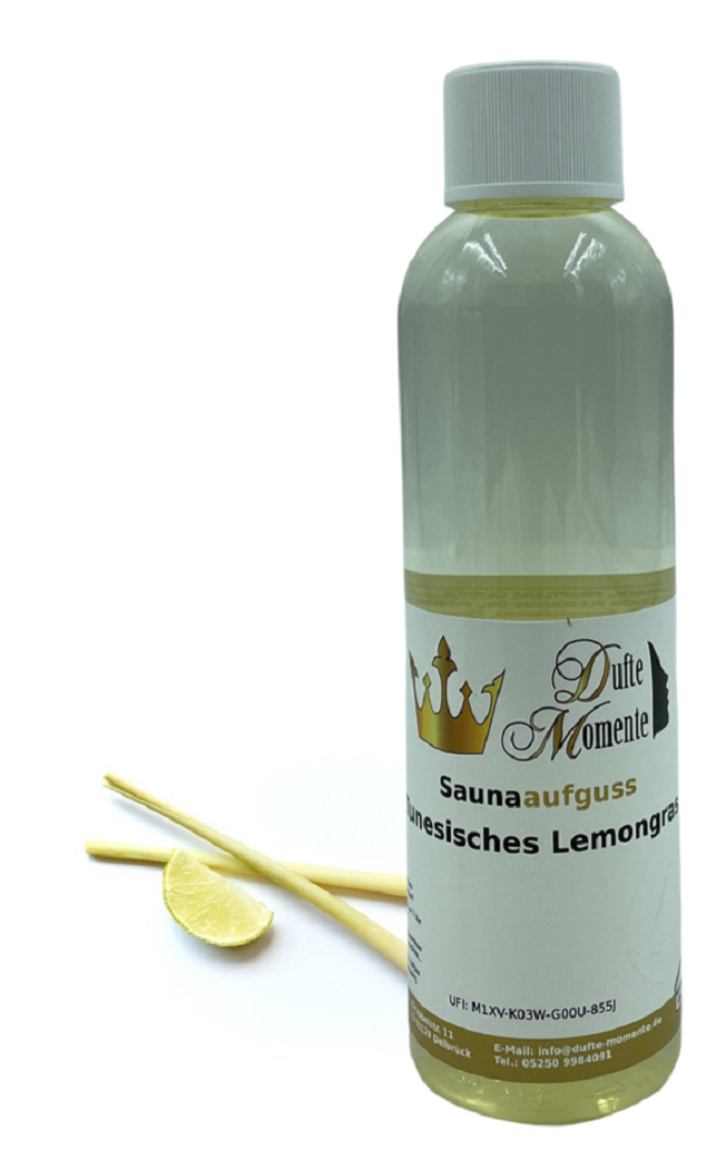 Lemongras Saunaaufguss-Konzentrat | 250 ml – 3 L | Profi-Qualität