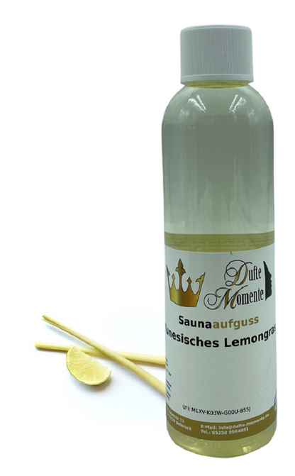Lemongras Saunaaufguss-Konzentrat | 250 ml – 3 L | Profi-Qualität