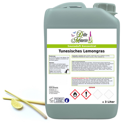 Lemongras Saunaaufguss-Konzentrat | 250 ml – 3 L | Profi-Qualität
