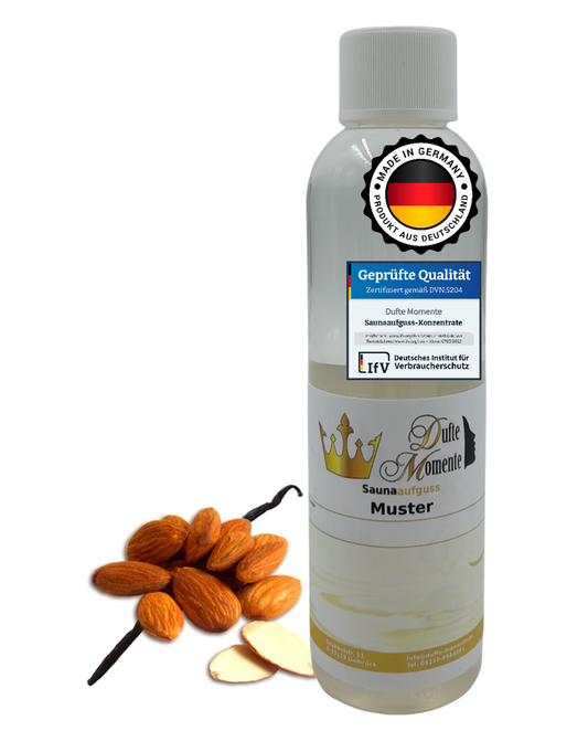 Saunaduft Konzentrat 250 ml Flasche Vanille - Mandel