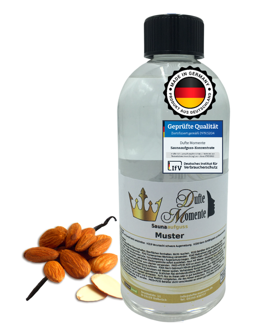 Saunaduft Konzentrat 500 ml Flasche Vanille - Mandel