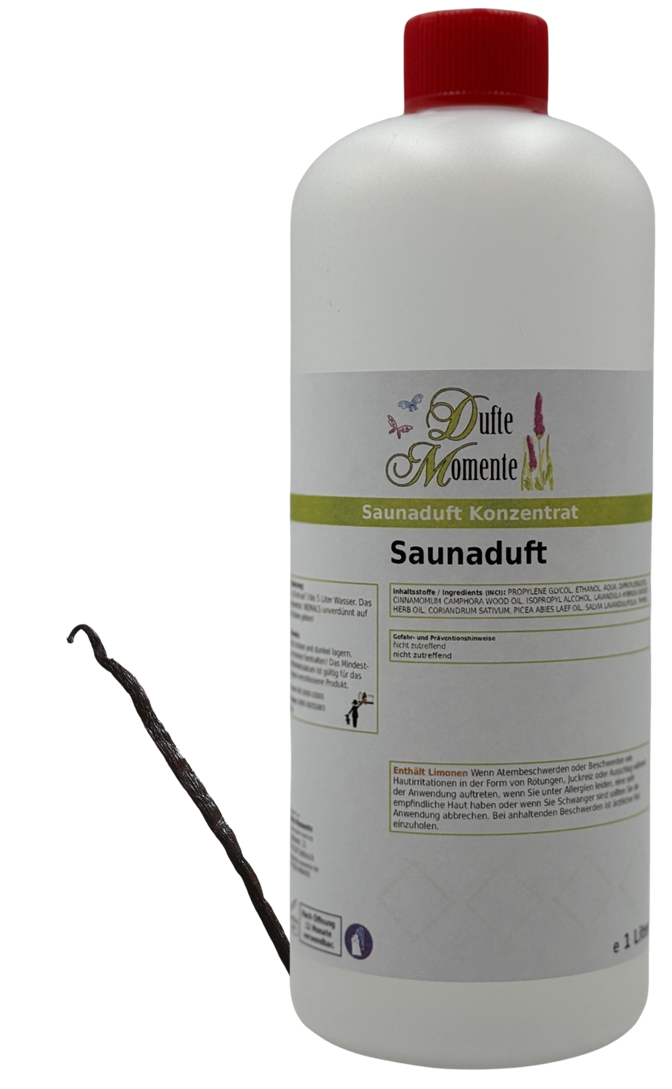 Vanille Saunaaufguss-Konzentrat | 250 ml – 3 L | Sanft & Wohlfühlend