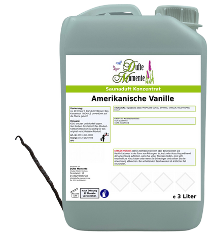 Vanille Saunaaufguss-Konzentrat | 250 ml – 3 L | Sanft & Wohlfühlend