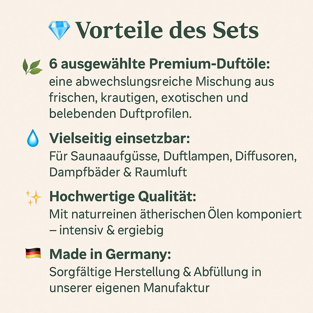 Vorteile Duftöl Sets