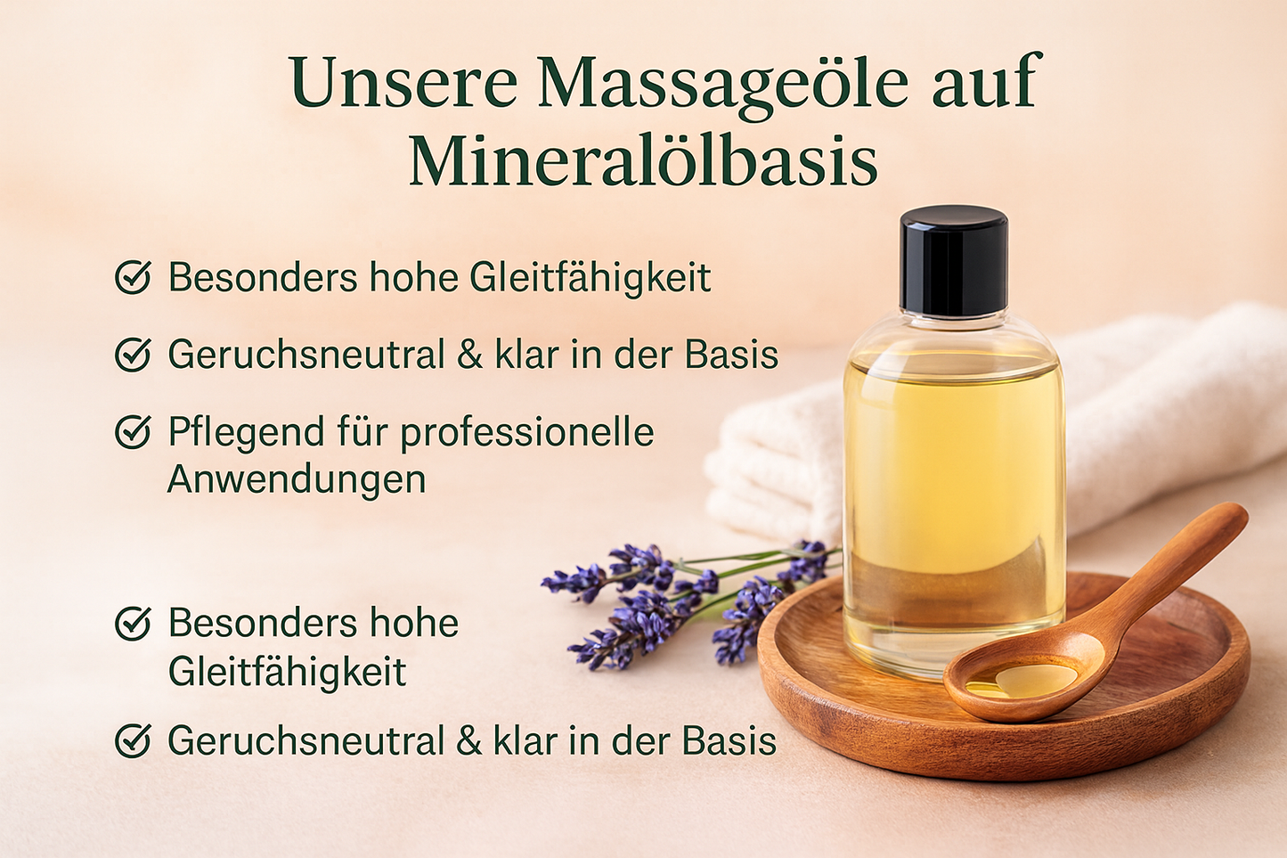 Vorteile von Masageölen auf Mineralölbasis