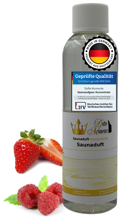 Waldbeere Saunaaufguss-Konzentrat | 250 ml – 3 L | Erdbeere & Himbeere