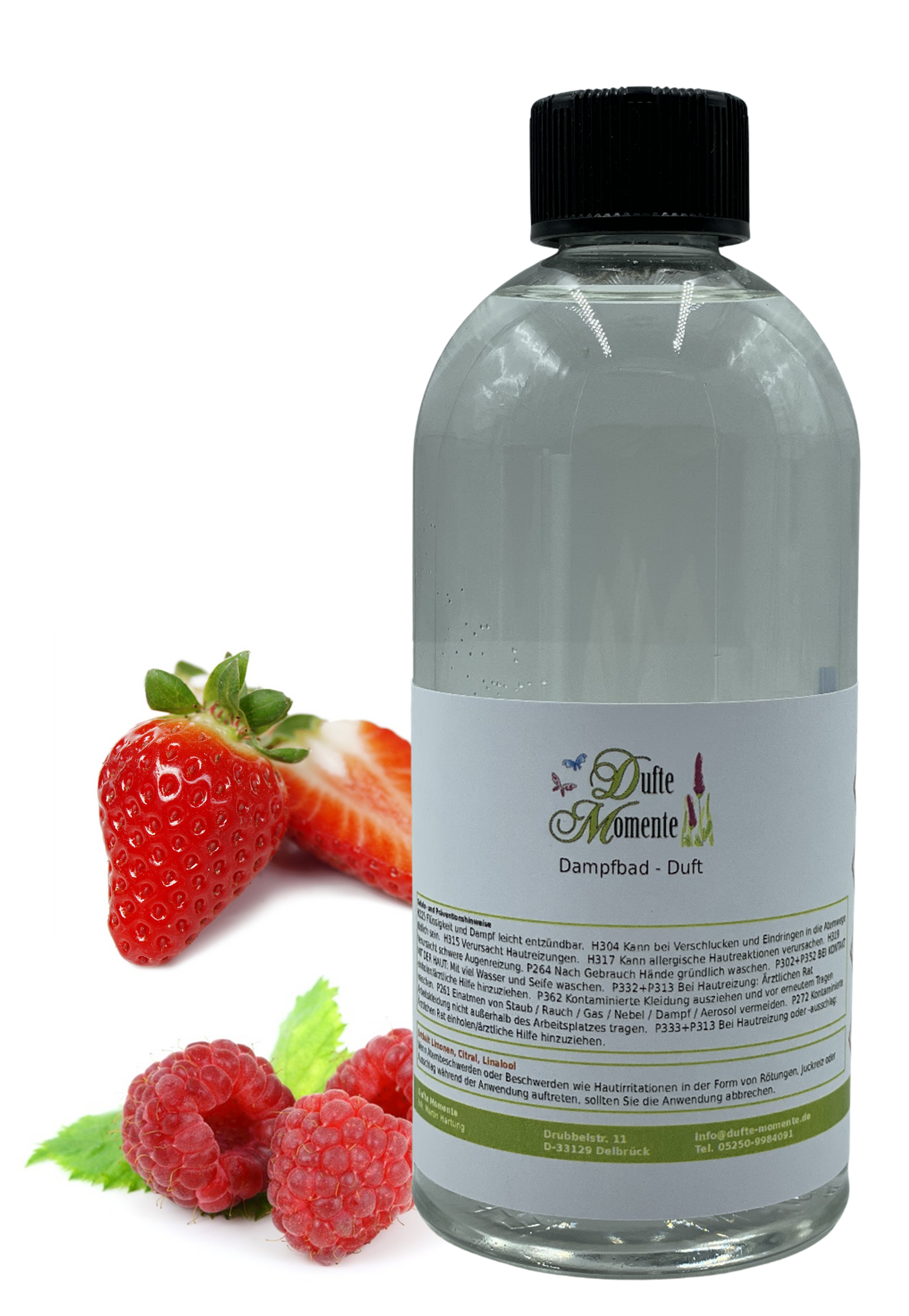 Dampfbad Duftkonzentrat waldbeere in 500ml flasche