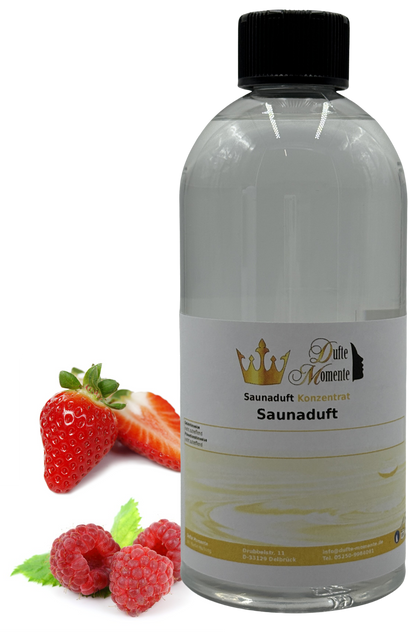 Waldbeere Saunaaufguss-Konzentrat | 250 ml – 3 L | Erdbeere & Himbeere