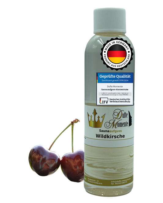 Saunaduft Konzentrat 250 ml Flasche Wildkirsche
