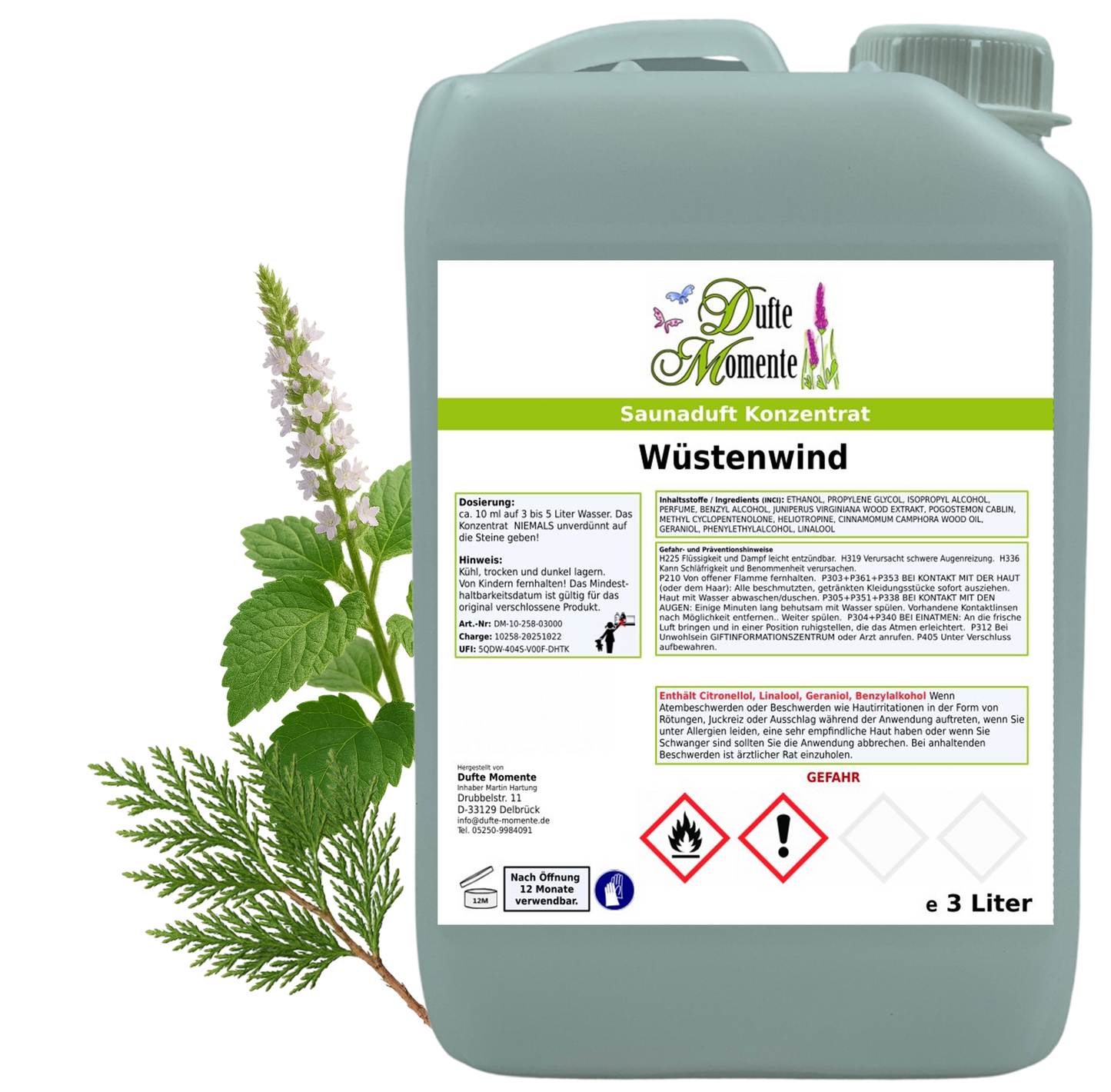 Dampfbad-Konzentrat Kanister