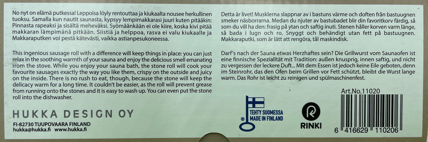 Beipackzettel für  Wurstrühre wie im Artikeltext