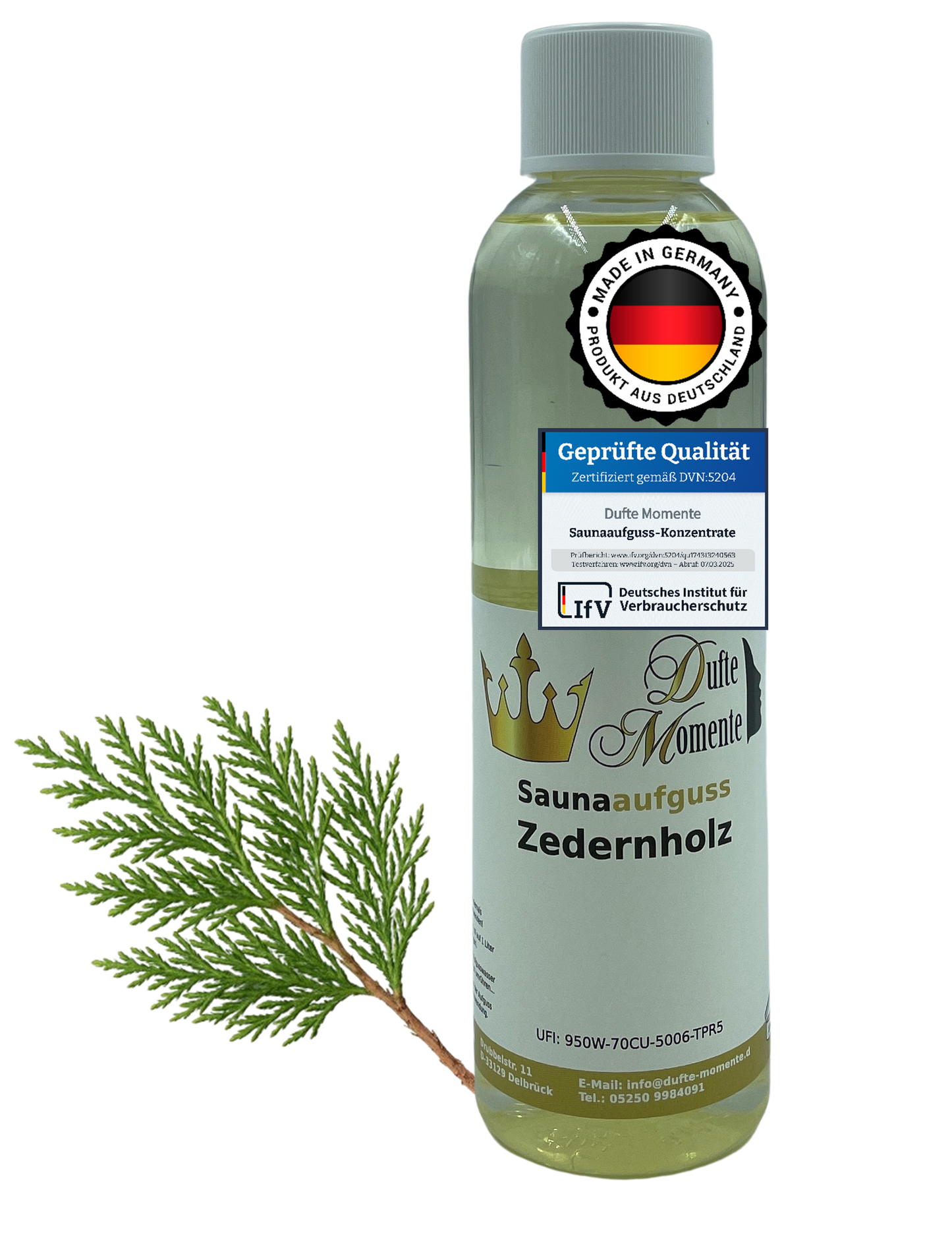 Zedernholz Saunaaufguss-Konzentrat | 250 ml – 3 L | Profi-Qualität