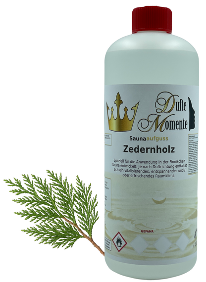 Zedernholz Saunaaufguss-Konzentrat | 250 ml – 3 L | Profi-Qualität
