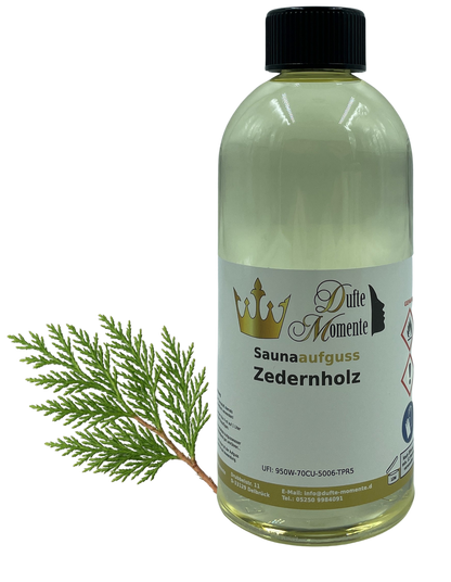 Zedernholz Saunaaufguss-Konzentrat | 250 ml – 3 L | Profi-Qualität