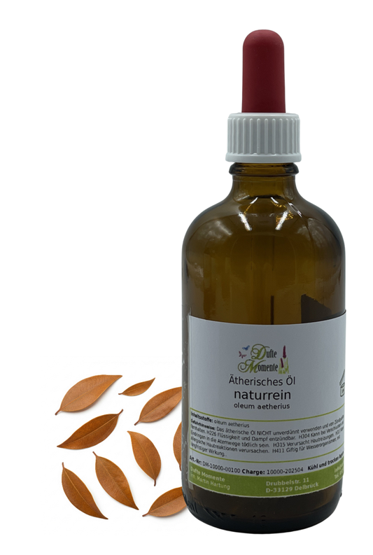 Braunglas-Flasche Ätherische Öl 100 ml mit Pipette