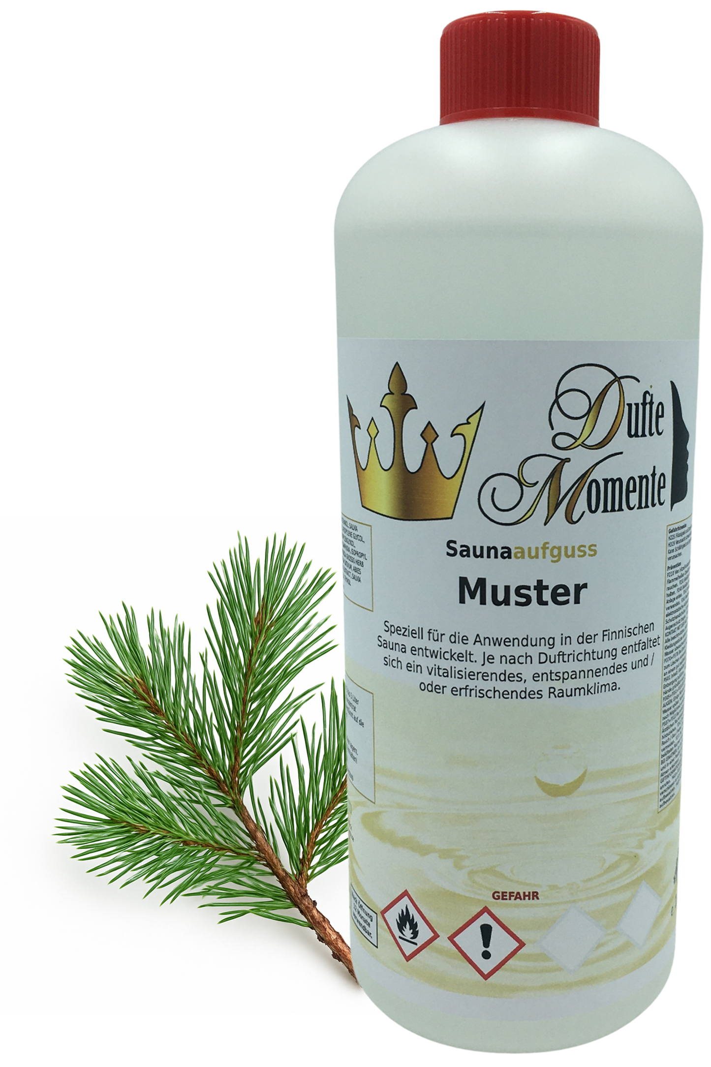 Zirbenkiefer Saunaaufguss-Konzentrat | 250 ml – 3 L | Profi-Qualität