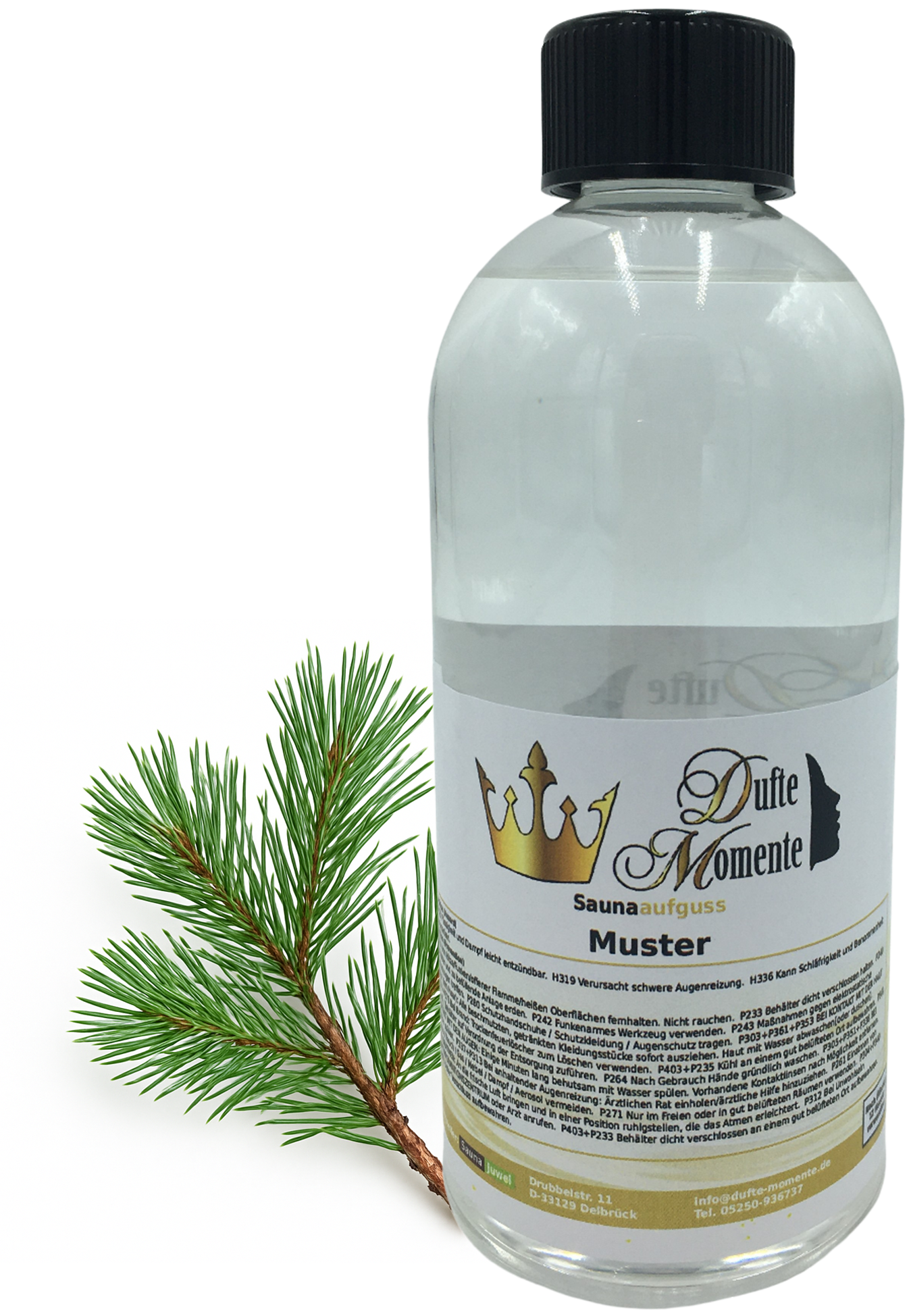 Zirbenkiefer Saunaaufguss-Konzentrat | 250 ml – 3 L | Profi-Qualität