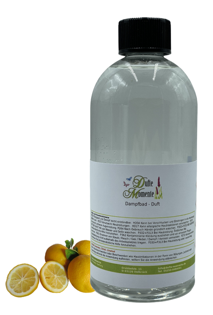 Dampfbad Duftkonzentrat zitrone in 500ml flasche