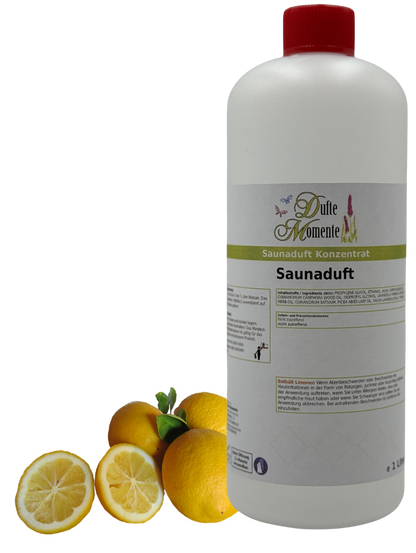 Zitrone Saunaaufguss-Konzentrat | 250 ml – 3 L | Frisch & Belebend