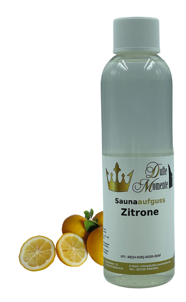 Zitrone Saunaaufguss-Konzentrat | 250 ml – 3 L | Frisch & Belebend