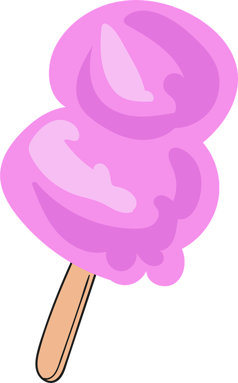 Zuckerwatte als Zeichnung