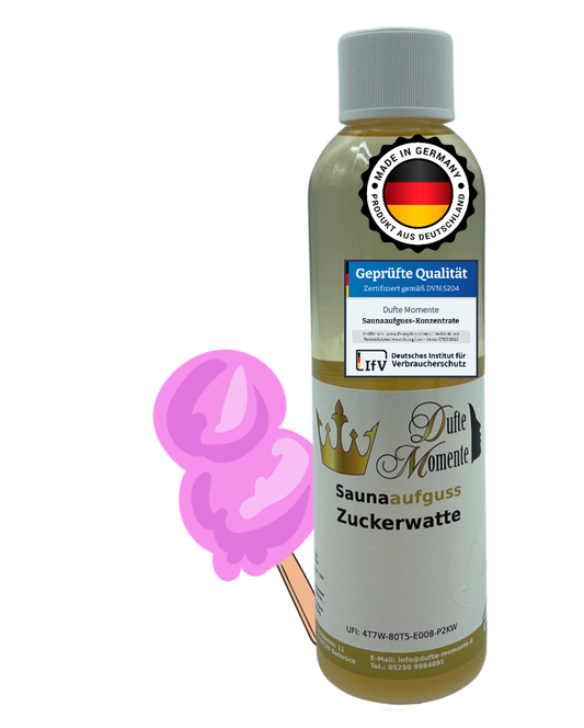 Saunaduft Konzentrat 250 ml Flasche Zuckerwatte