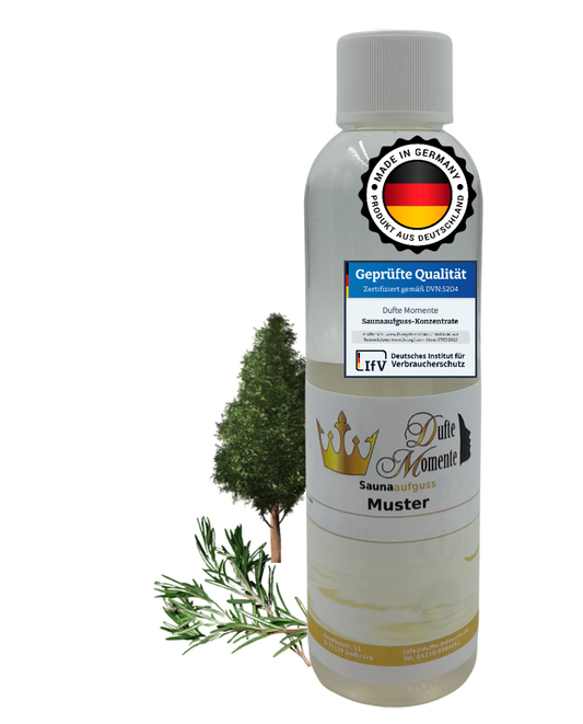 Saunaduft Konzentrat 250 ml Flasche Zypresse - Rosmarin